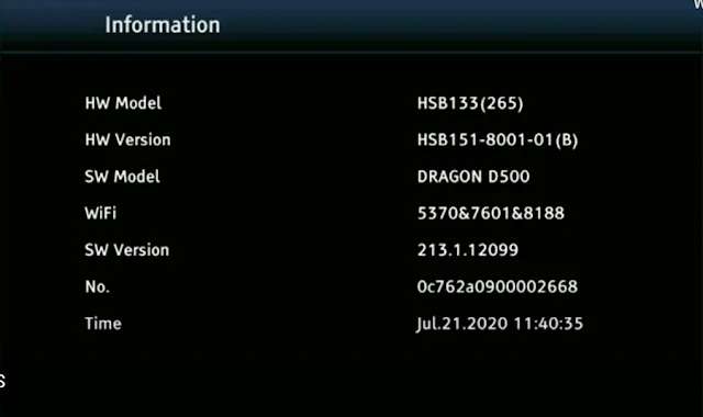 Download the Latest software Dragon D500 