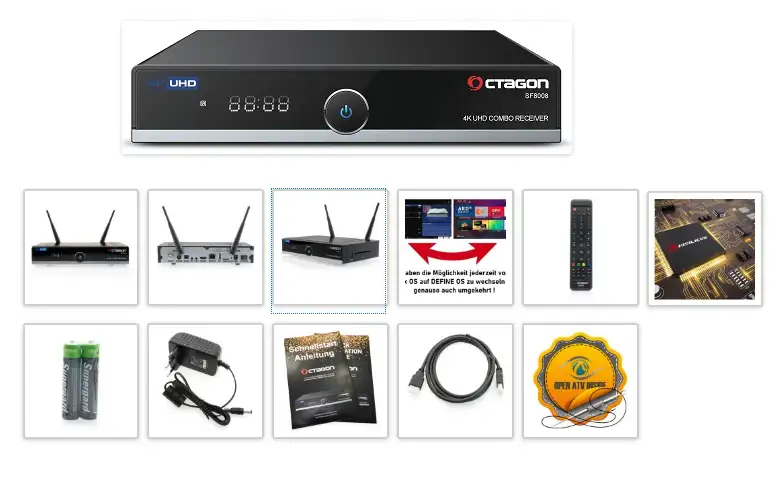 OCTAGON SF8008 4K Receiver  New Update